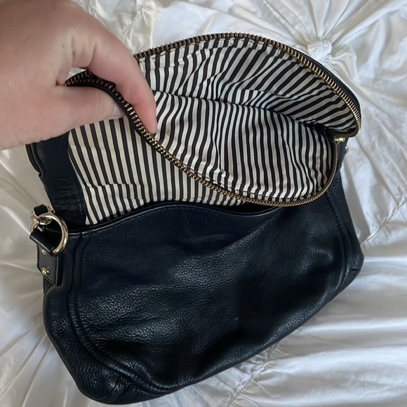 Perfect condition black shoulder bag Kate Spade leather hobo purse - Picture 5 of 7